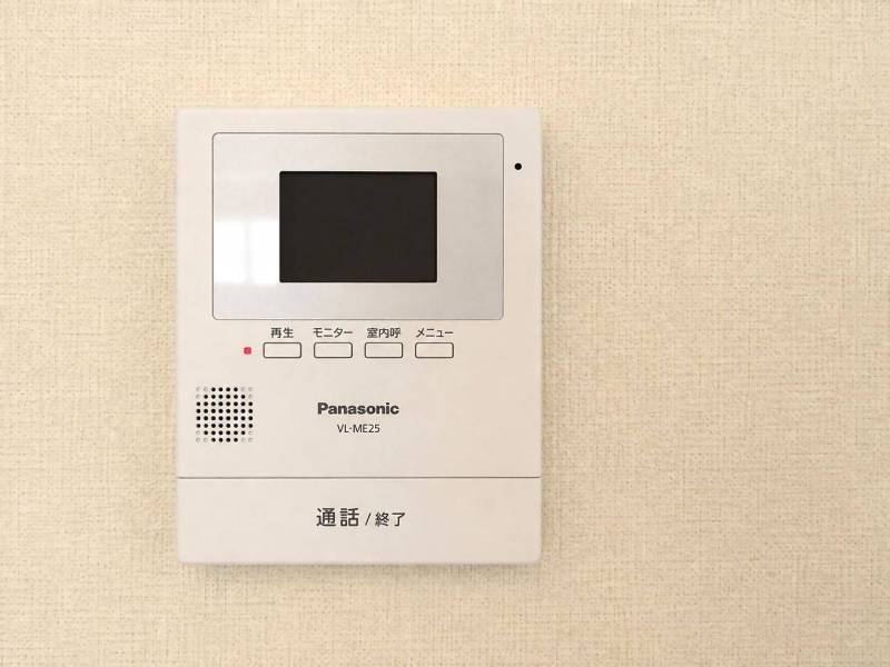 訪問者を事前に確認できるから防犯面も安心！
