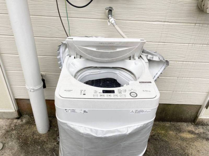洗濯機付きだから、とても嬉しい！！