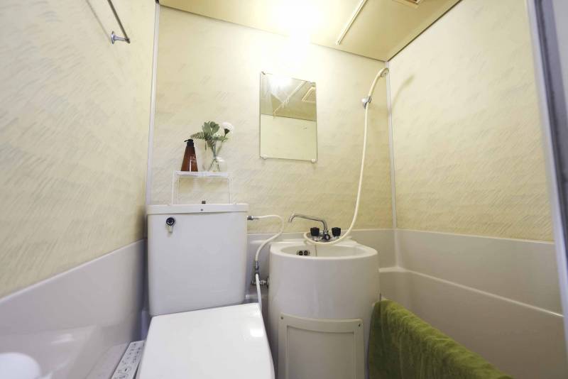 浴室トイレもすぐに洗えるから実は綺麗^_^