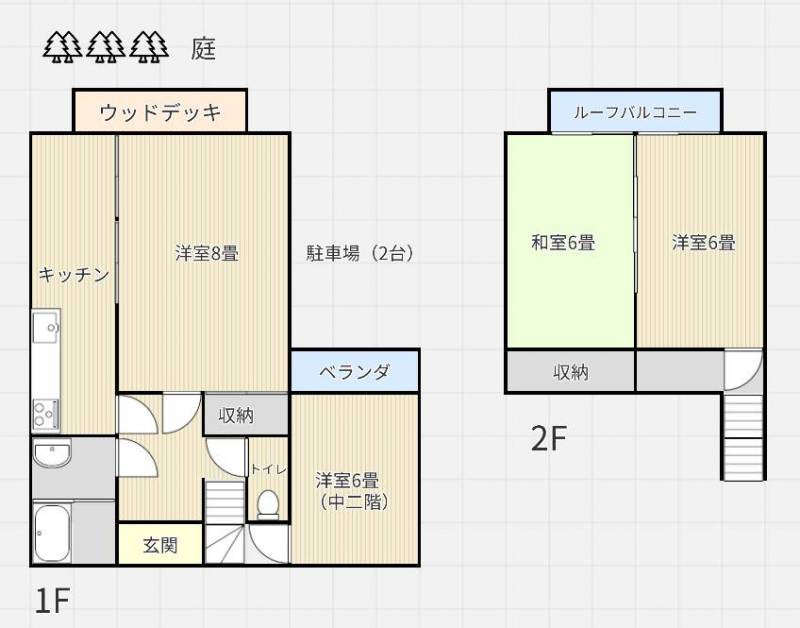 生活しやすい広々した室内環境。