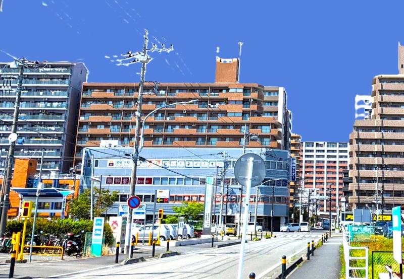 海老名駅街区内の立地、3線利用（小田急、相鉄、JR）