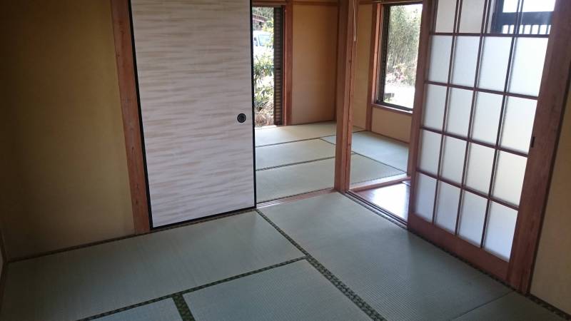 ６畳２間の広さです。