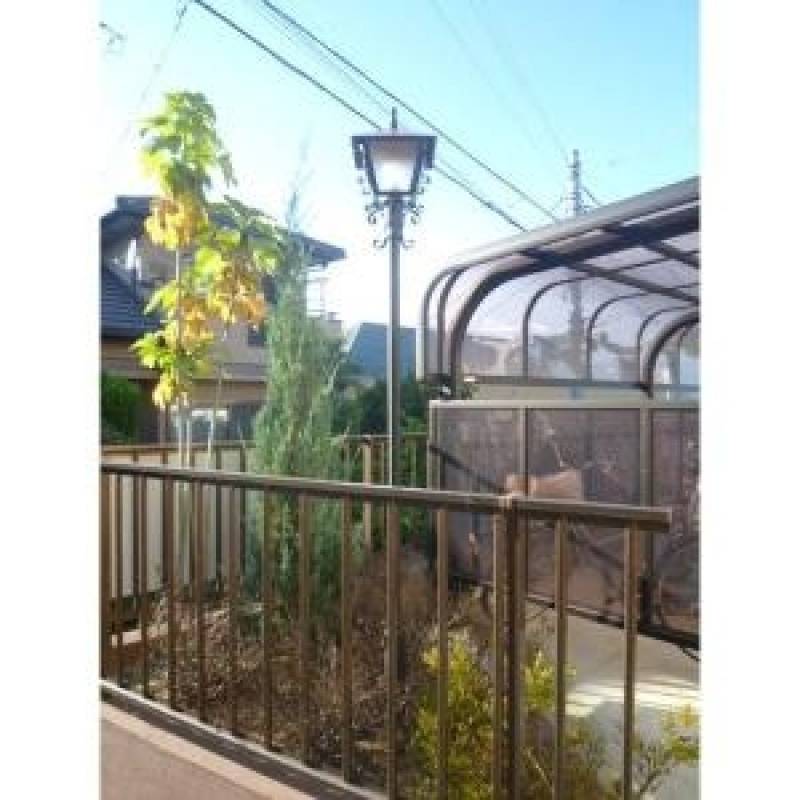 植栽、外灯もあります