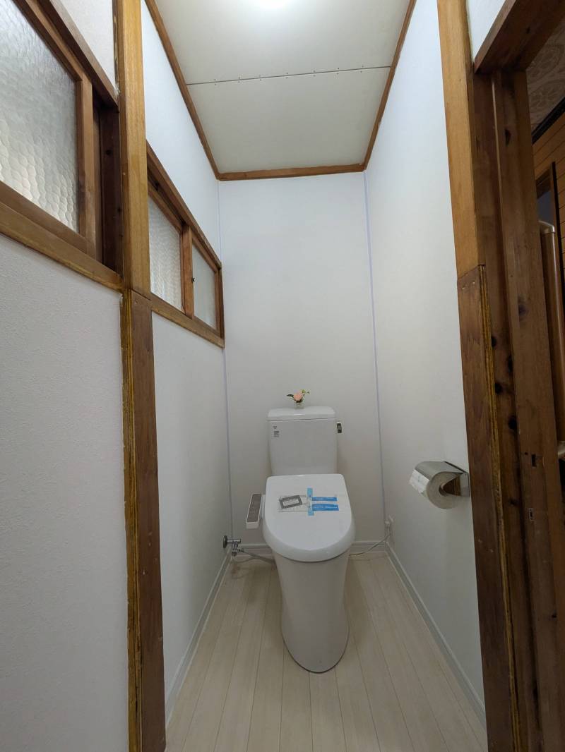 最新の温水洗浄機を付けました。快適にご利用いただけます