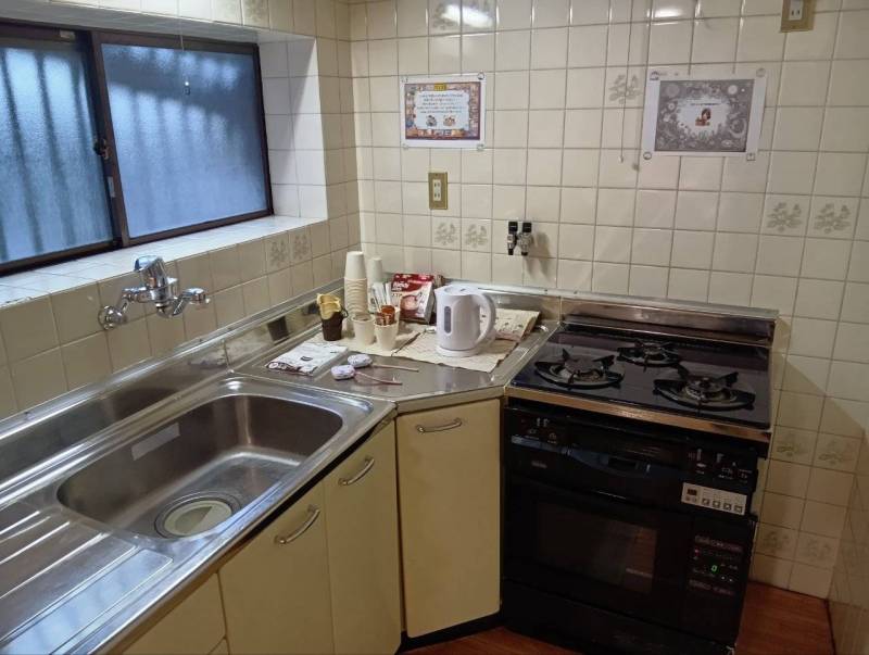 三口コンロで料理が捗ります。