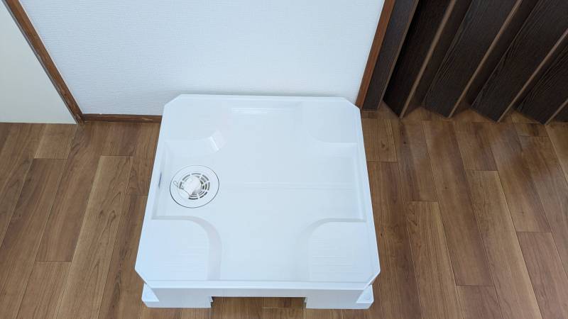 室内洗濯機置場。