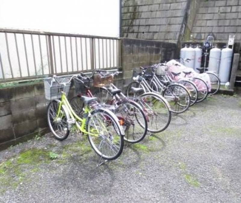 駐輪場あり♪自転車でのお出かけにも便利！