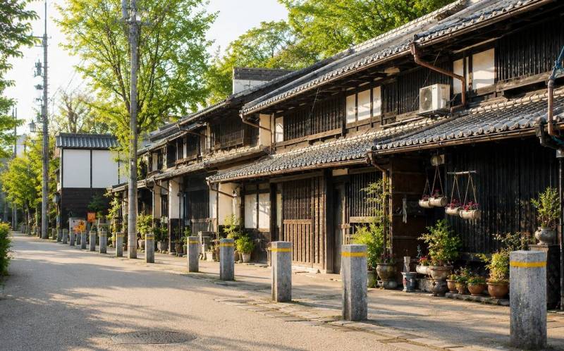 歴史ある四間道の街並みも徒歩圏