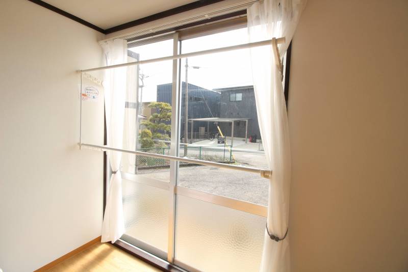 室内物干しあります