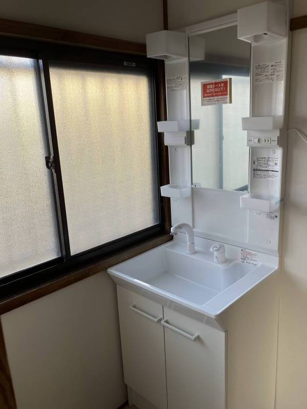 洗面台も新品です！