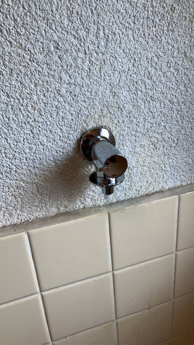 洗濯機水栓交換しました