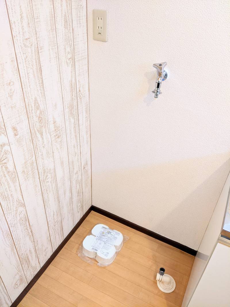 室内洗濯機置場です