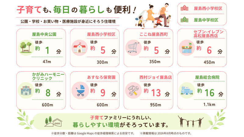 子育てファミリーにうれしいおすすめPOINT_周辺環境