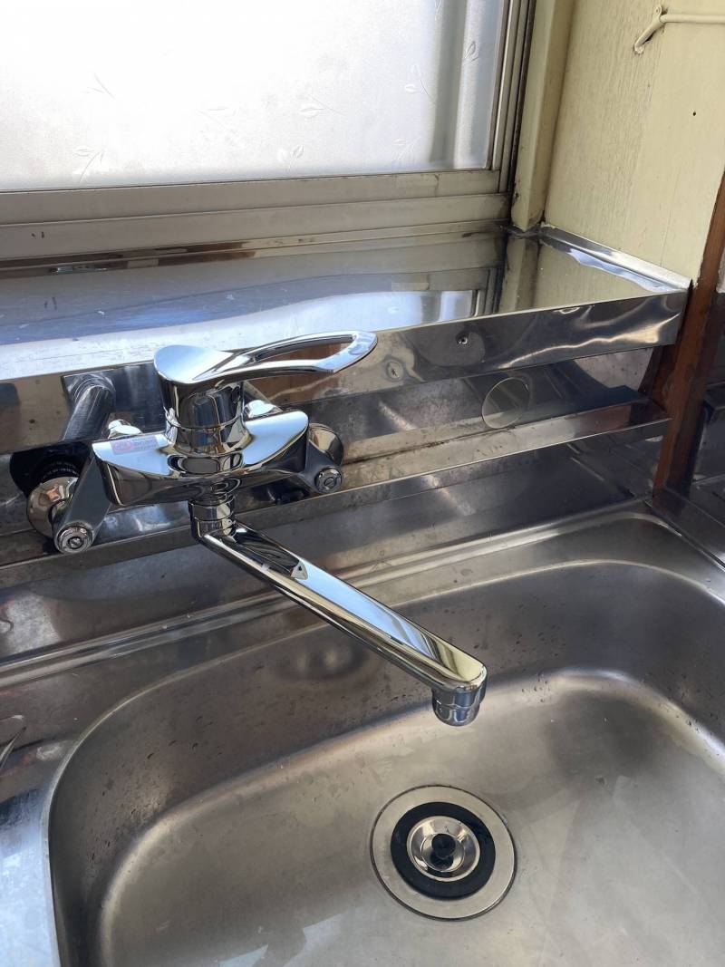 新品　シングル混合水栓