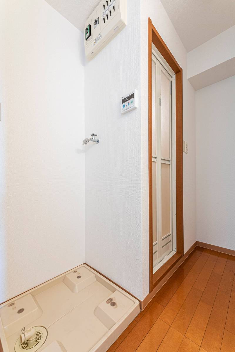 室内に洗濯機置けます