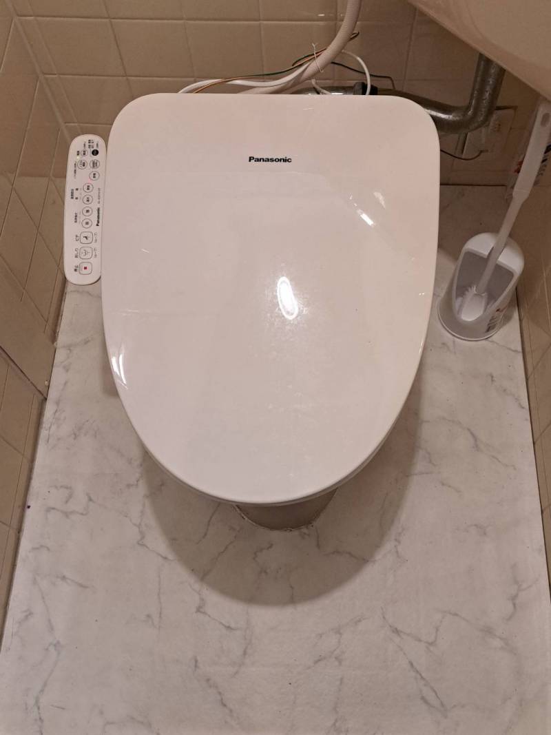 洗浄便座設置
