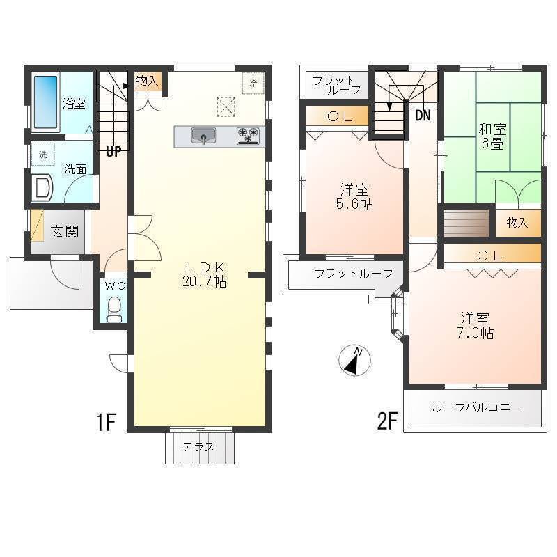 大規模開発現場のため街並み綺麗です