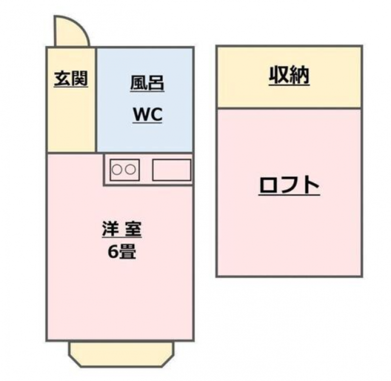 便利な広々ロフト付！