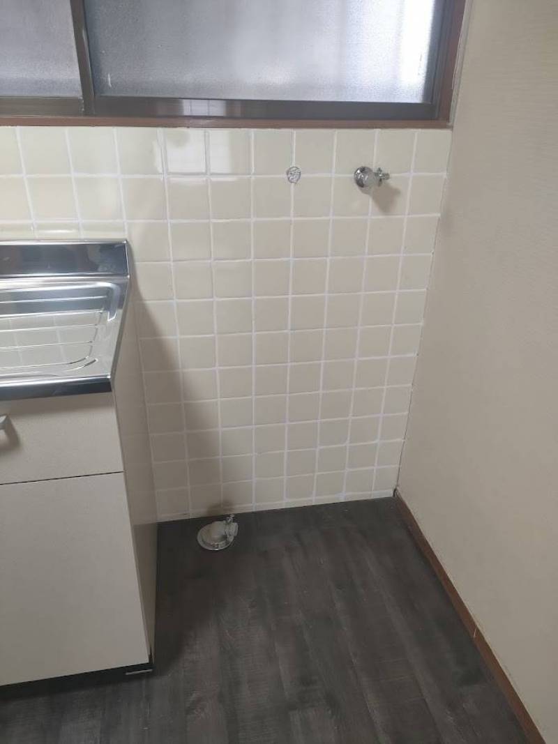 室内洗濯機置き場です。