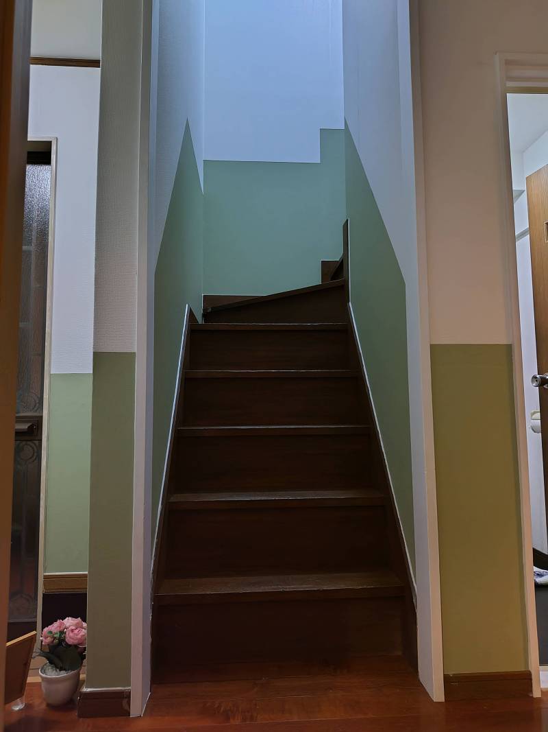 階段　デザイン壁紙♪