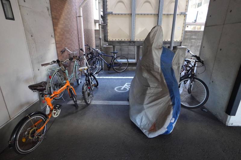 駐輪場もあります。