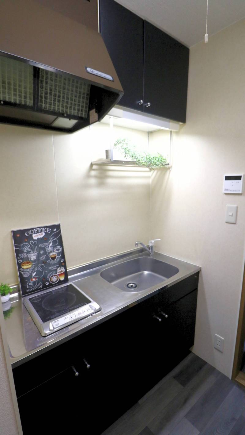 ブラック基調でカフェ風に！