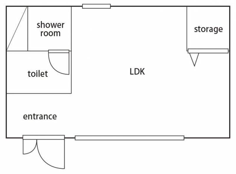 コンパクトで使い勝手いいお部屋