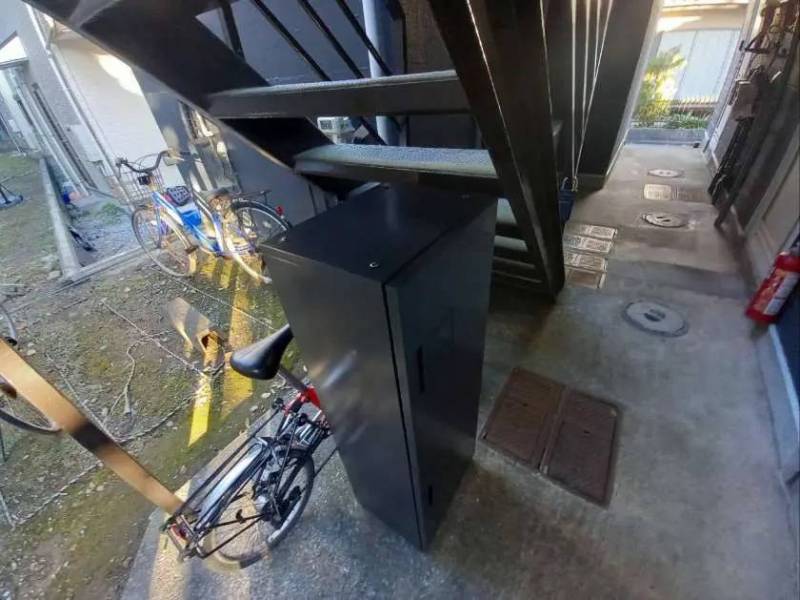 共用部に宅配ボックスを設置しています