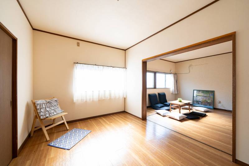 真ん中の6畳洋室からLDK