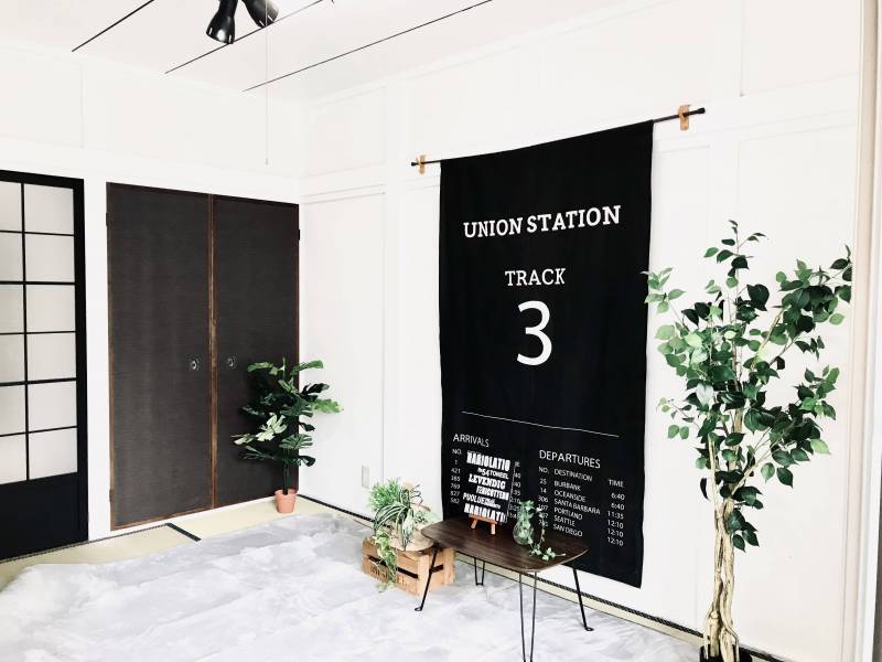 1F和室ですが、男前インテリアもよく似合います☆