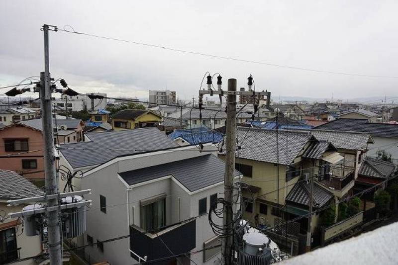 ベランダからの眺めです。