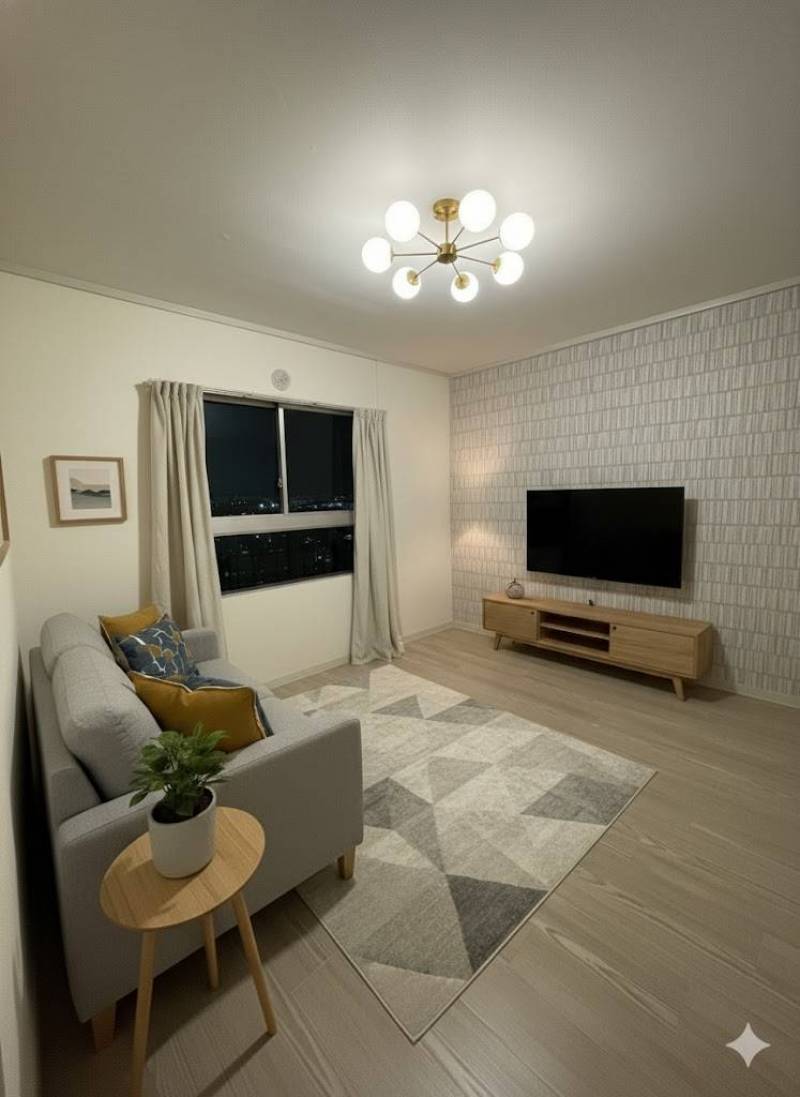 ホームステージングしたお部屋になります