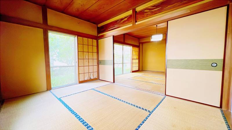 和室８畳、６畳で広々
風通しも抜群