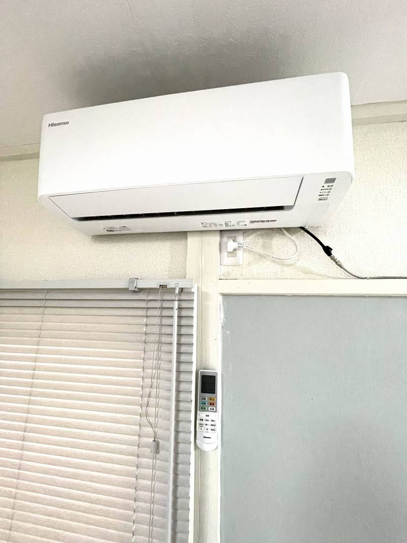 1階のエアコンは200ボルト仕様でLDKで快適に過ごせます。