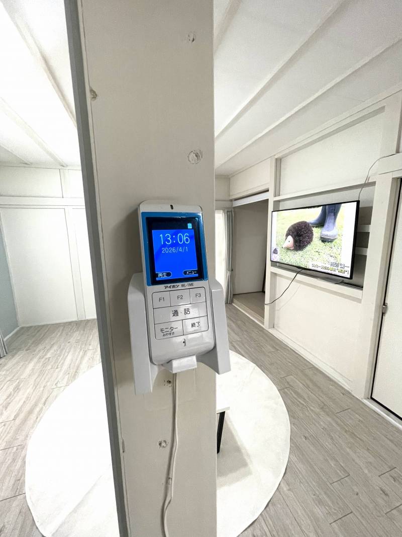 モニター付インターホンでセキュリティも確保。