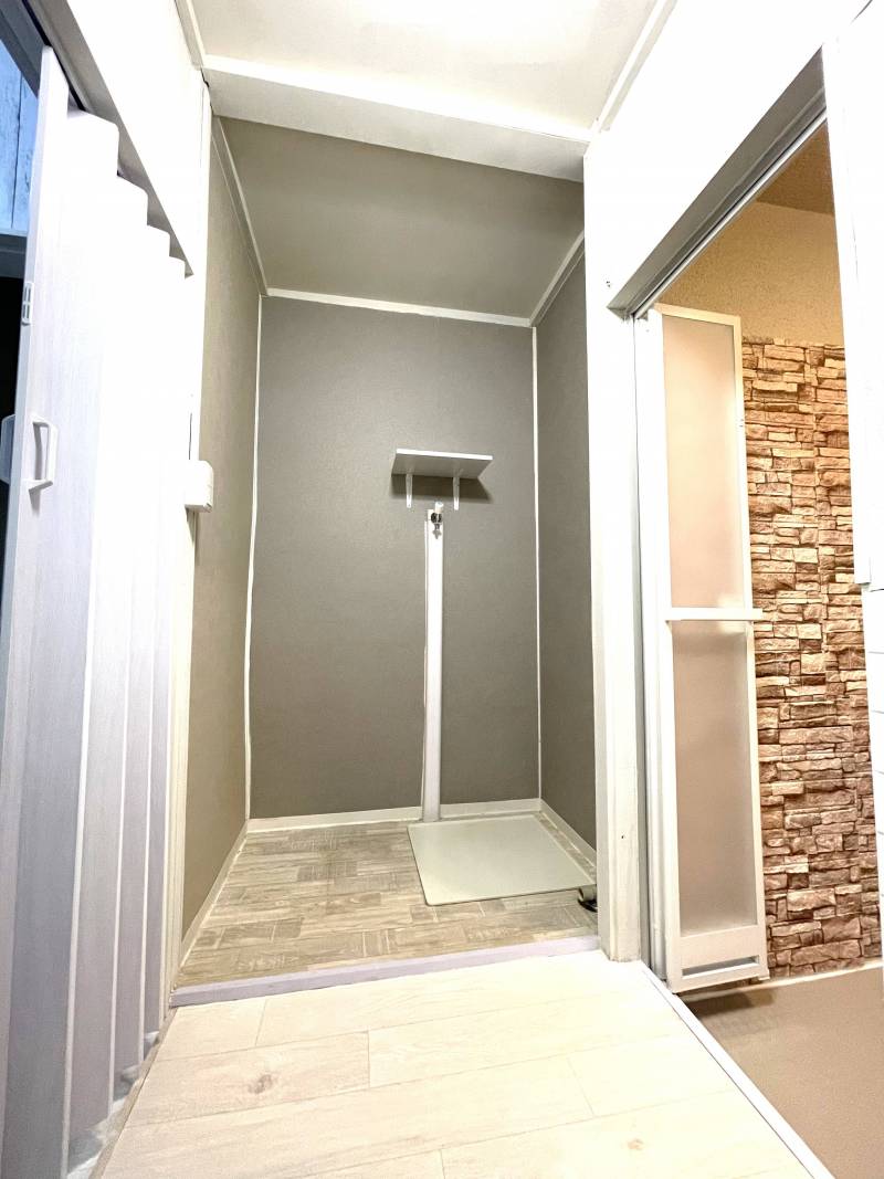 洗濯機置き場です。