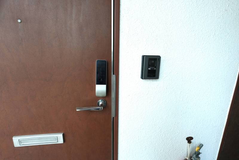 玄関の電子ロックキー