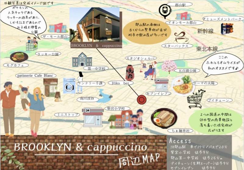 周辺施設も充実かつ閑静な住宅街