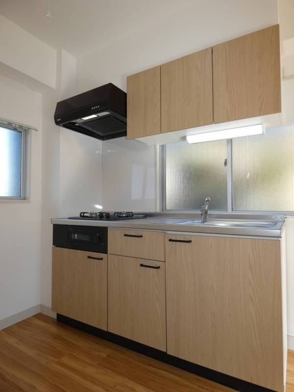 大き目なシステムキッチン