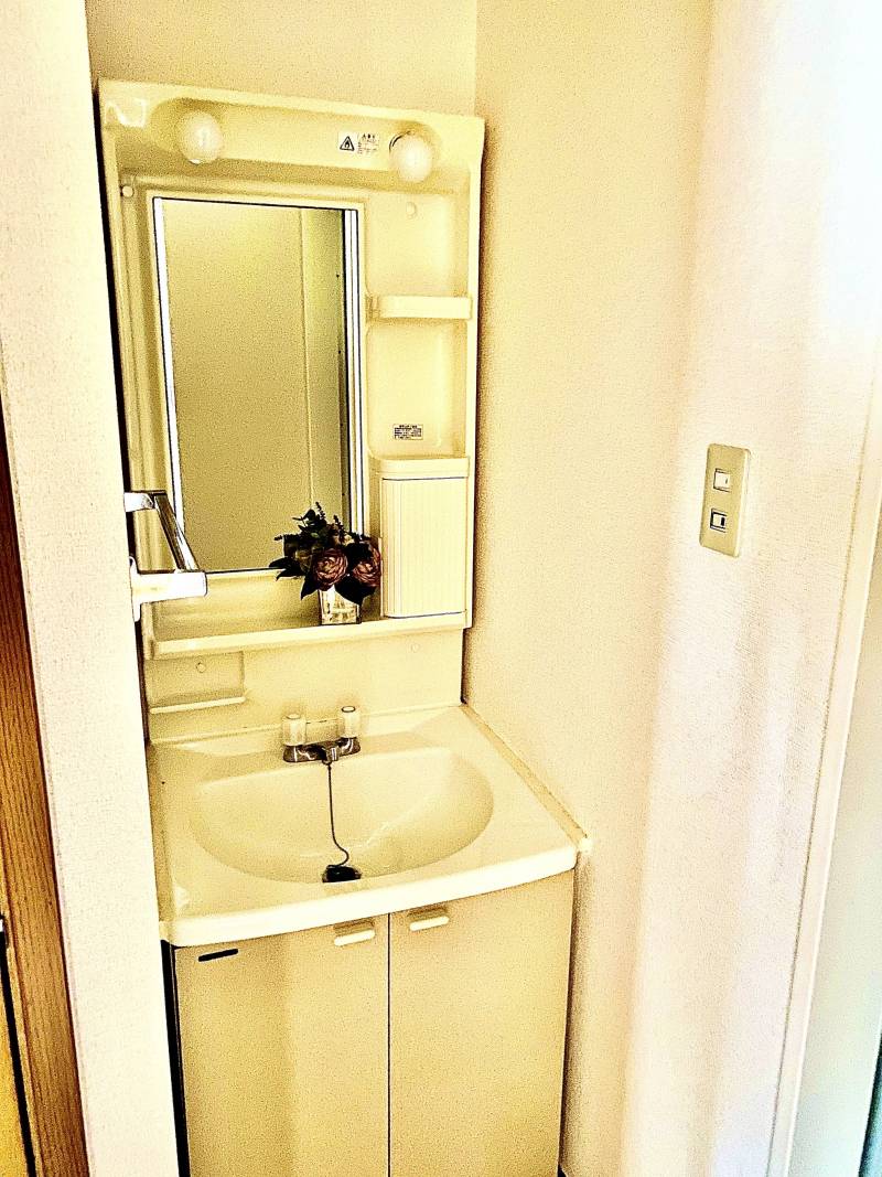 嬉しい独立洗面台