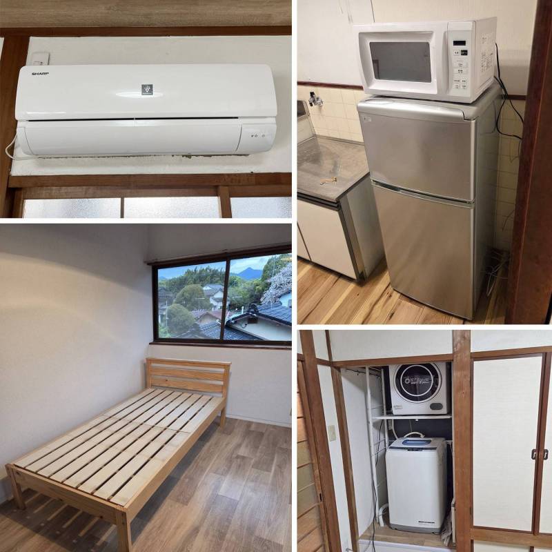 充実の家具家電付き物件ですぐに生活をスタート！