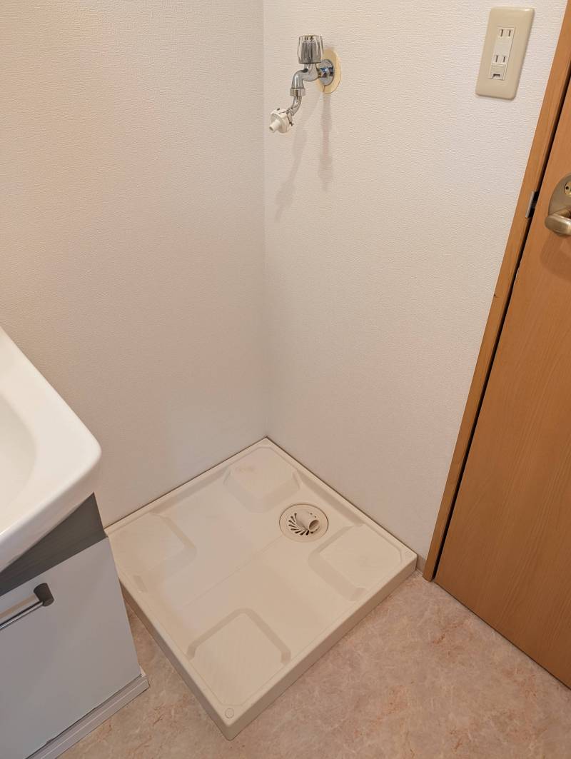 室内洗濯機置場、洗濯パン□