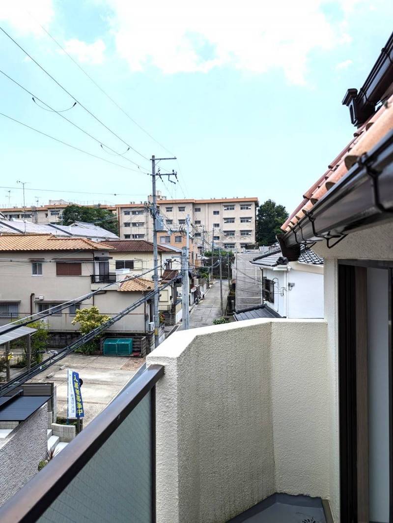遮るものが少なく、抜け感の良いバルコニー