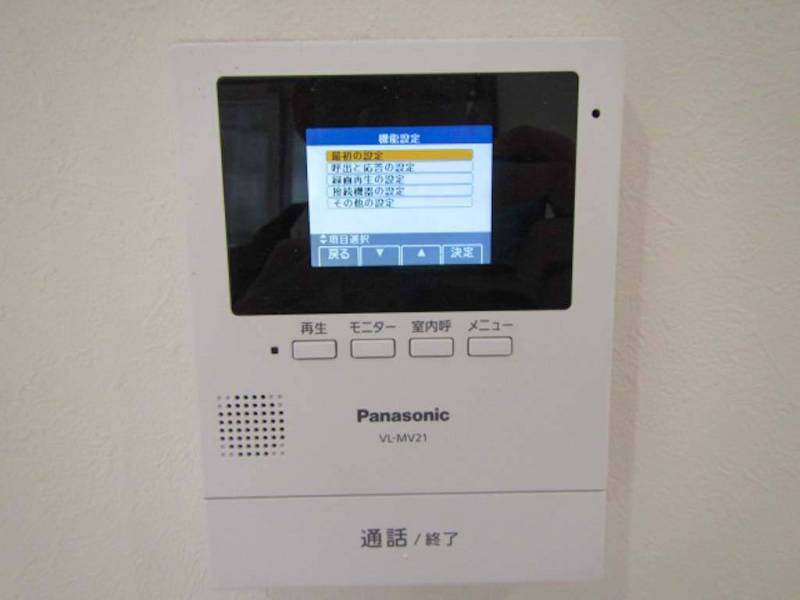 インターホンモニタ