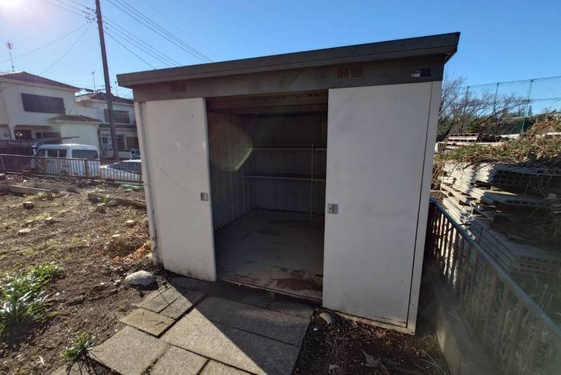 大型の物置あります