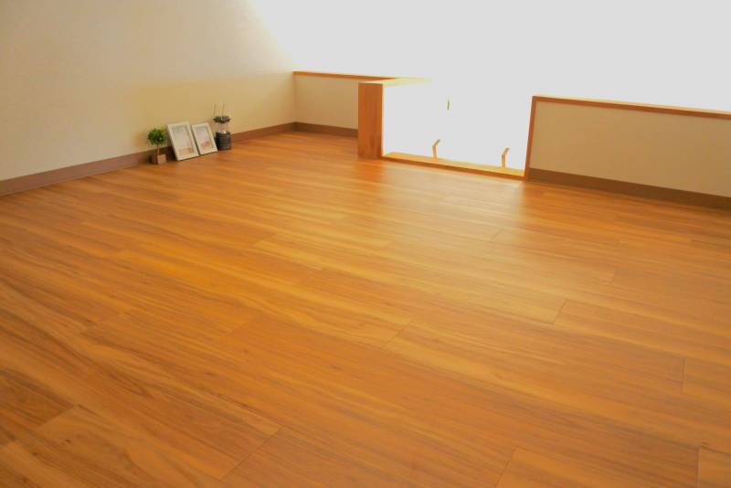 5.7帖の広いロフト！趣味や寝室に、多目的に利用できます