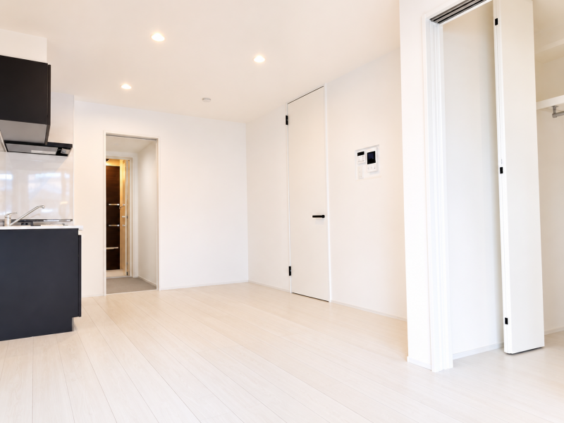 明るい陽射しが入るリビング