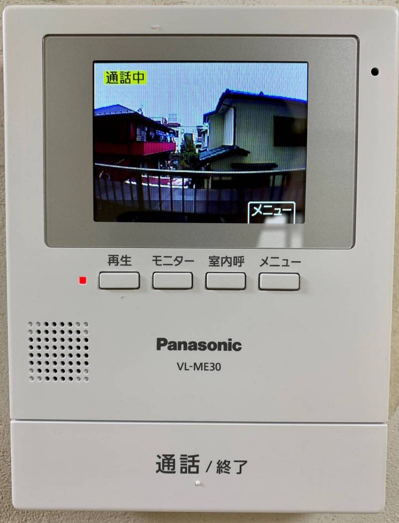 2021年　ＴＶモニターインターフォン新規設置。録画機能あり