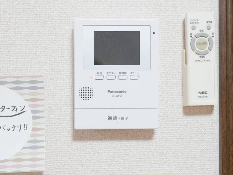 モニター付きインターフォン