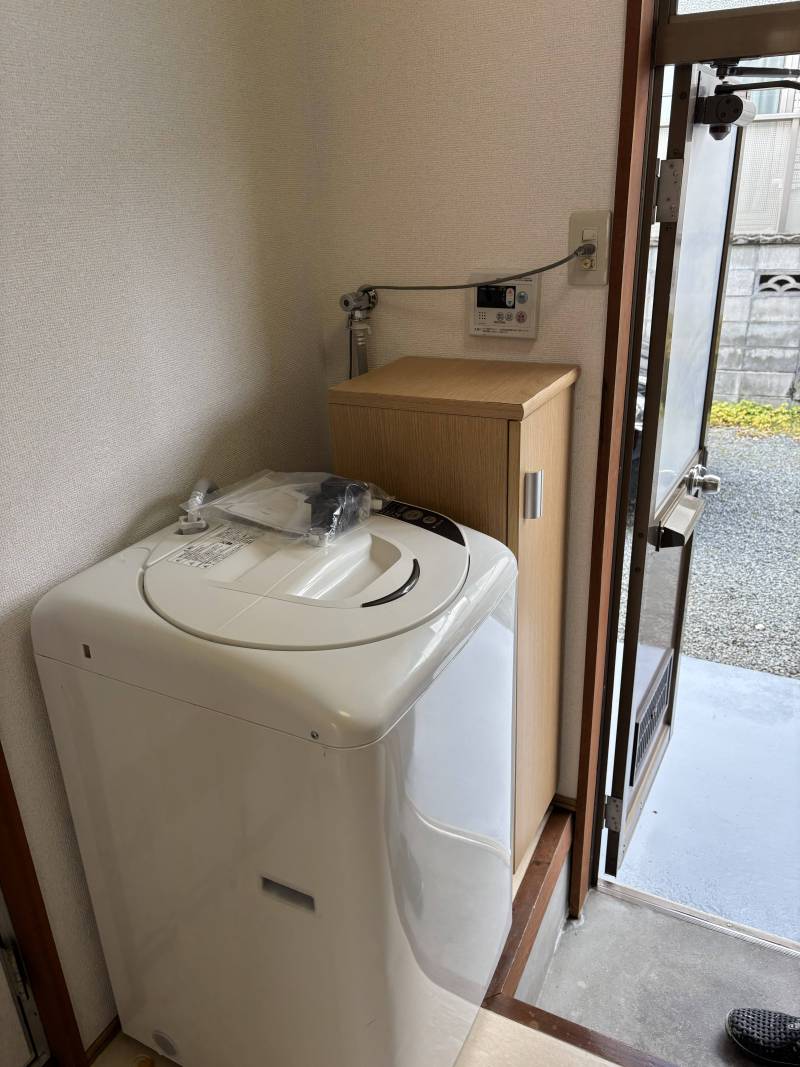 洗濯機・シューズボックス付きです。